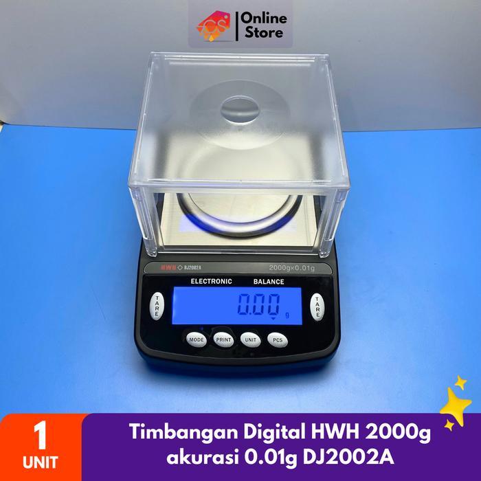 Timbangan Digital HWH 2000g akurasi 0.01g / Timbangan Emas DJ2002A