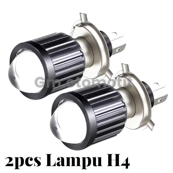 Barkoli_sell - LAMPU H4 MOTOR MOBIL LAMPU LED LASER DEPAN UTAMA H4 LASER D2 2 WARNA YAMAHA VIXION
