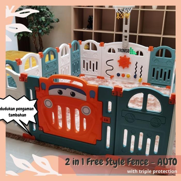 Tromso Pagar Bayi/ Keamanan Anak/ Children Baby Safety Fence Foldable