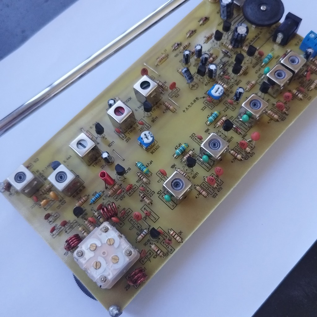 Discrete Component Shortwave Fm Two Band Radio Kit