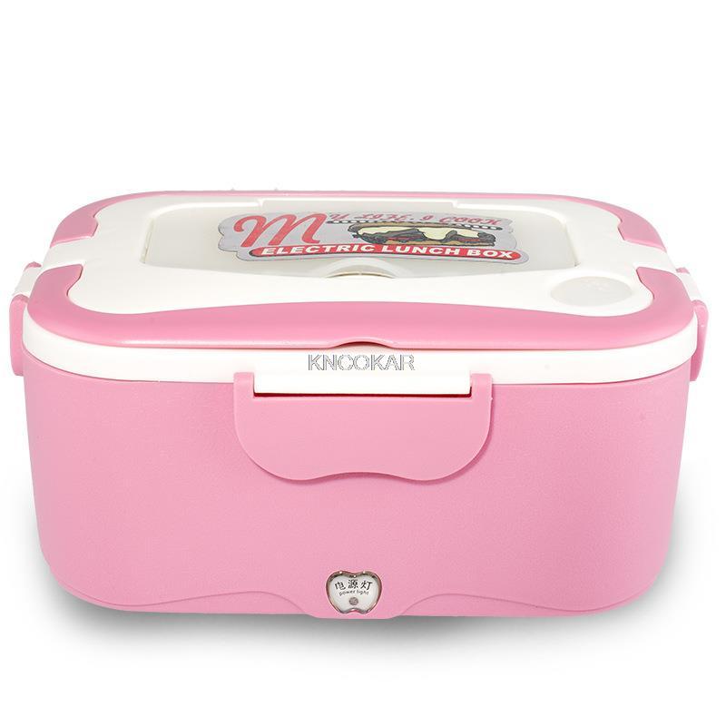 Electric Heated Lunch Box Electric Stainless Steel Inner Pot Lunch Box Set Portable Heated Food