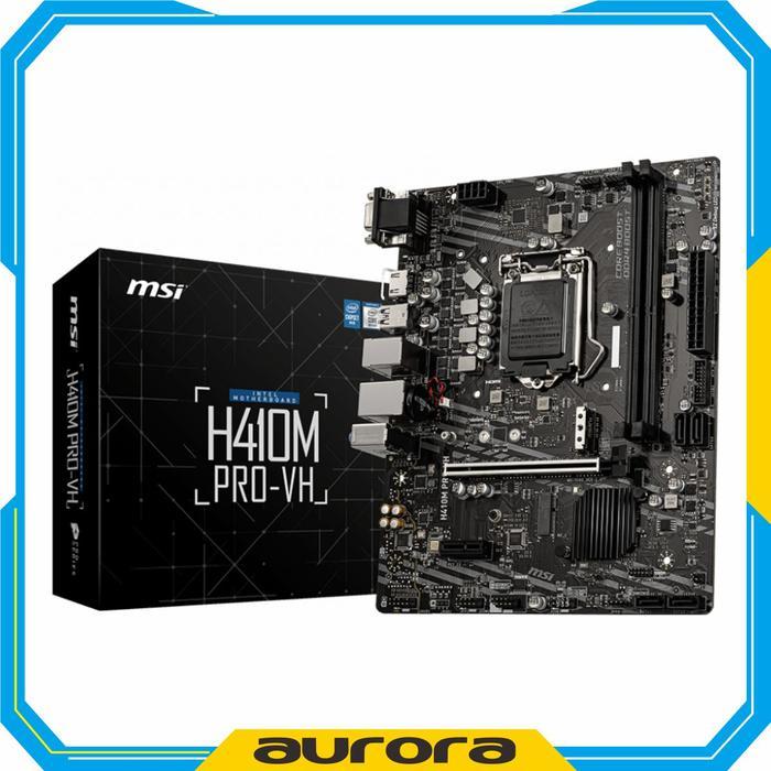 MSI H410M PRO-VH LGA 1200 Comet Lake H410 DDR4 Motherboard Mainboard
