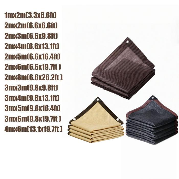 Allieuka 95% Paranet Anti-Uv Jaring /Anti Panas Enkripsi 12-Pin Jaring Paranet Pelindung Tanaman