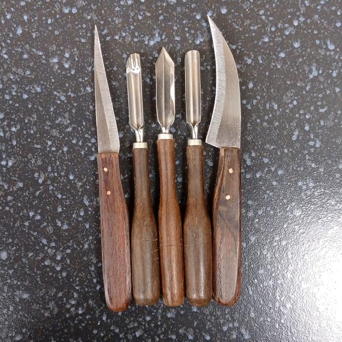 pisau garnish ukir buah dan sayur