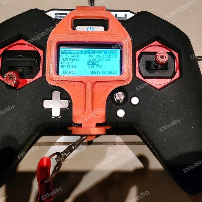 frsky x-lite lanyard holder TPU 3d print warna orange