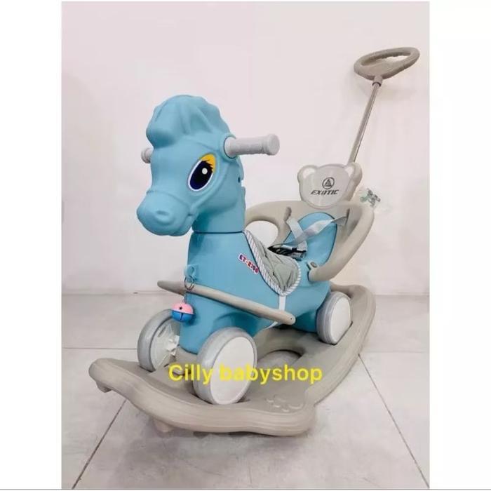 Rocking Horse Exotic ET3114 ET 3114 ET 2108 ET2108 ET2110 3 in 1 Kursi Goyang, Mobil Mainan &