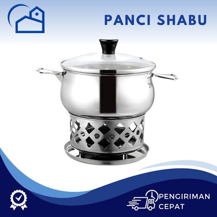 HOMESTATION - Panci Hot Pot Shabu Shabu Steamboat / Hot Pot Panci Shabu Sukiyaki 14cm