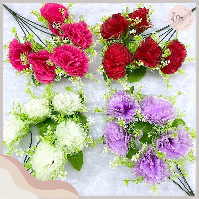 BUNGA CARNATION PREMIUM / BUNGA CARNATION ARTIFICIAL (NK-56)
