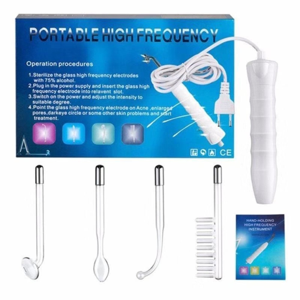 High Frequency Facial Wand Home Use Skincare Device High Frequency Beauty Care Machine