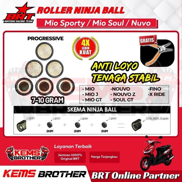 Ninja Ball Brt Roller Brt Mio Fino Mio J Nouvo Mio Soul Gt Xride Super Roller Brt Original Ninjaball