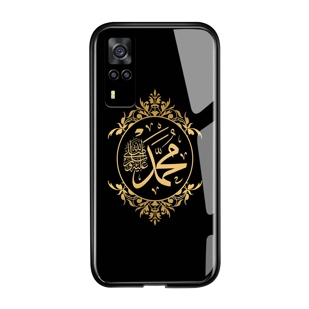 HardCase Kaca Casing For VIVO Y31 Y51 Y51A Y53S 2020 2021 4G Case Kesing Hp Phone DLJ A1-2753 BL
