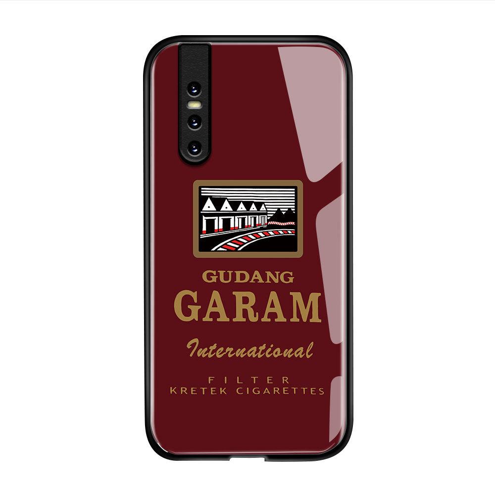 HardCase Kaca Casing For VIVO V15 Pro 1818 Case Kesing Hp Phone DLJ A1-2745 BL