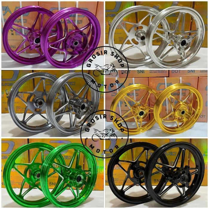 Velg Racing Delkevic X1 Nmax new & Nmax old / Pelek Delkevic Bintang Nmax new & Nmax old 185-14 /