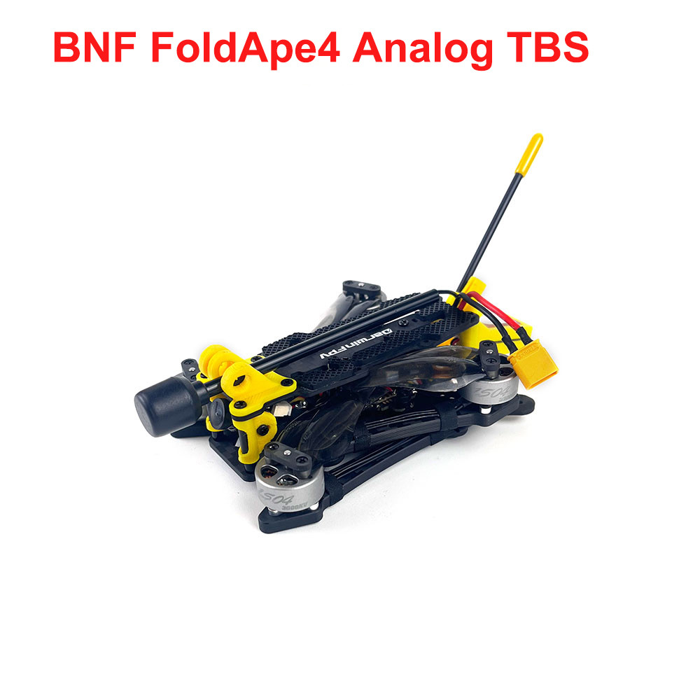 DarwinFPV RTF FPV Kit FoldApe4 Foldable FPV Drone 4 Inch F411 15A ELRS AIO 1504 3800KV Brushless
