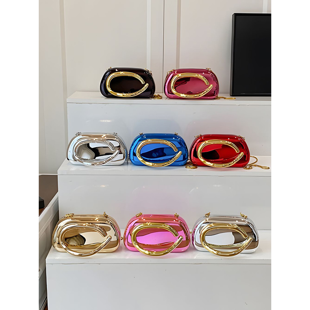 Fashion Elegant Acrylic Box Shaped Crossbody Bags Women Evening Bags party cute handbag Wedding Mini