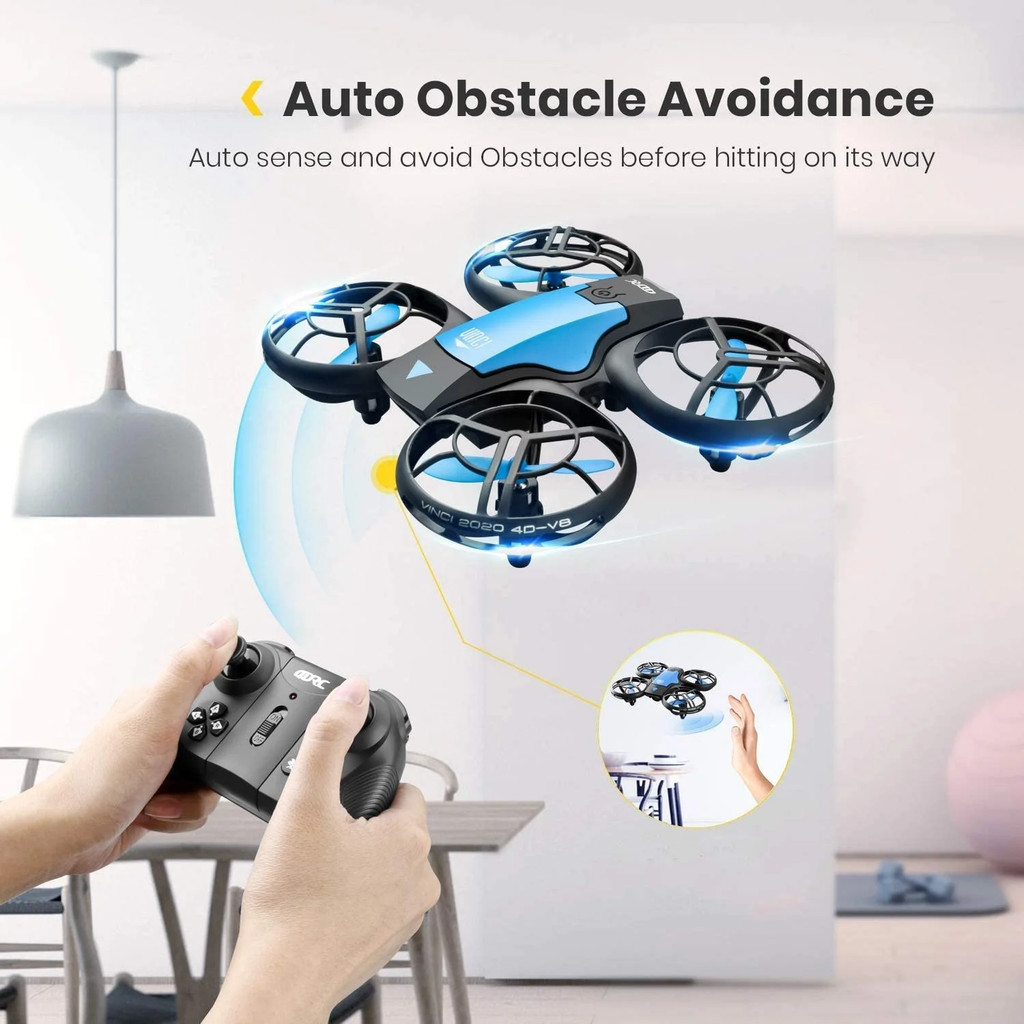 4DRC V8 Mini Drone 4k profession HD Wide Angle Camera 1080P WiFi fpv Drones Height Keep Remote