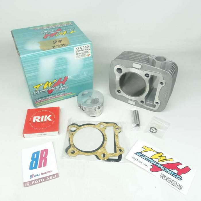 Blok Klx 66 Mm Twh Bore Up Kawasaki Block Cylinder Piston Klx150 Kit