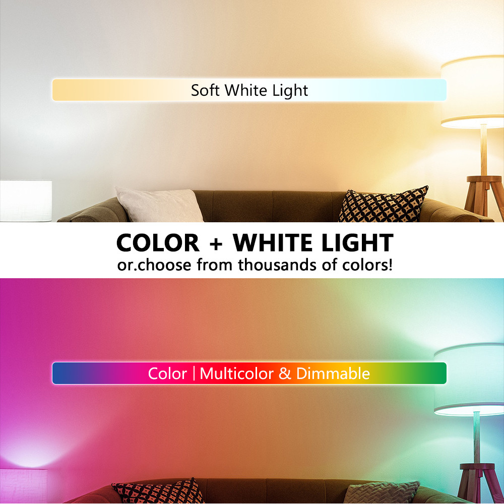 220V E27 RGB LED Light Bulb Bombillas LED 5W 10W 15W IR Remote Control Changeable Colorful RGBW Led