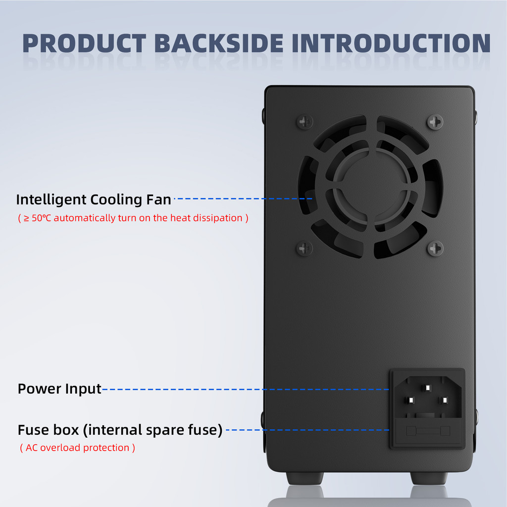 KUAIQU Upgrade Variable Adjustable Switching DC Power Supply 30V 10A Bench Power Supply Optional OCP