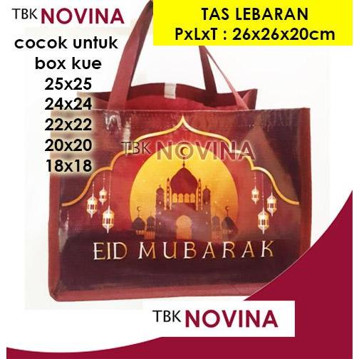 TAS SPUNBOUND LEBARAN/ TAS KAIN IDUL FITRI / TAS KOTAK KUE