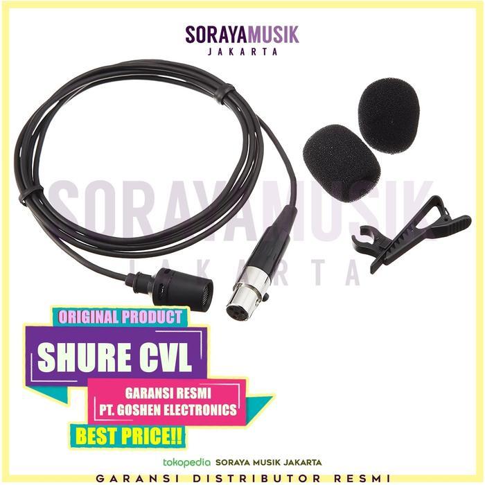 Shure CVL Centraverse Lavalier Condenser Microphone