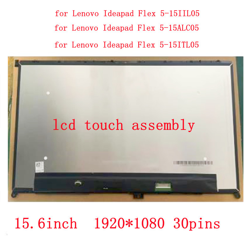 15.6'' Laptop LCD Touch Screen Replacement Assembly Panel For Lenovo Ideapad Flex 5 15ALC05 82HV
