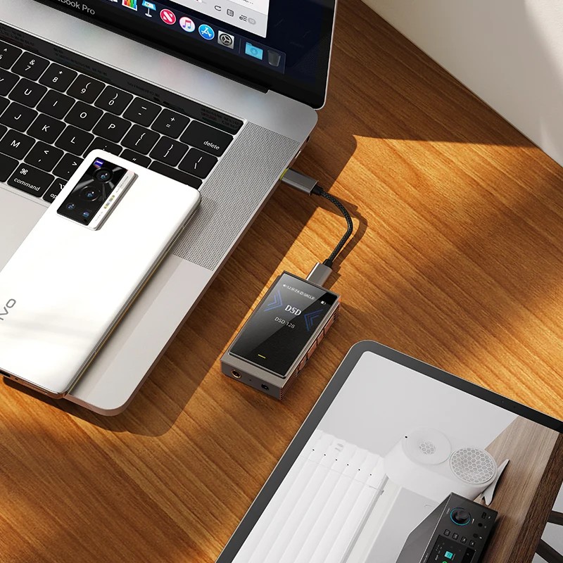 SHANLING UP6 HIFI Portable USB DAC Headphone Amplifier Bluetooth 5.2 Hi-Res Audio Dual ES9069Q chips