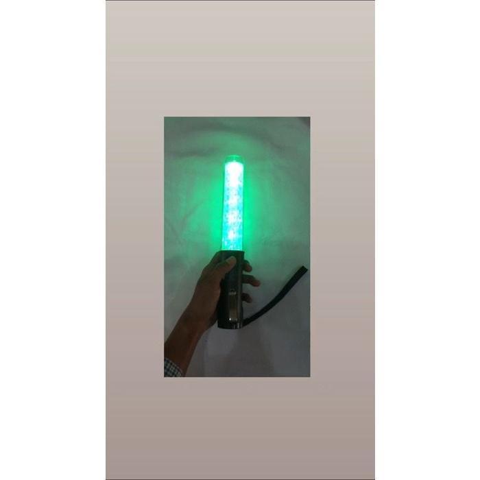 Jakman Senter Parkir/Lampu Lalu Lintas/Senter Lalu Lintas/Tongkat Lampu Lalu Lintas Biru Hijau Lampu