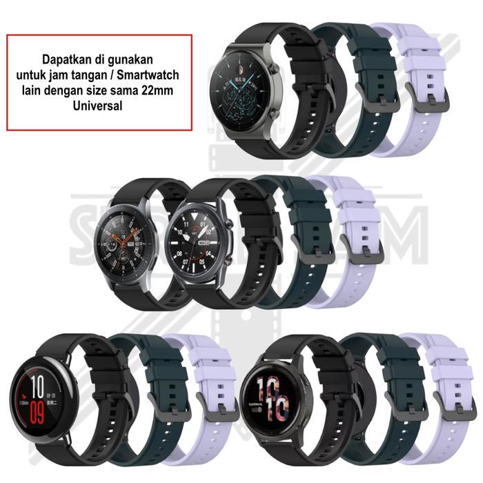Terbaik Best Quality 100% Original T2P 22Mm Strap Skmei Smartwatch B55S / C25 / Dm56 - Tali Jam