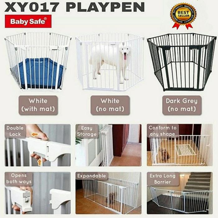 Kandang Anjing Pagar Pembatas Anjing - Pet Fence Portable High Quality