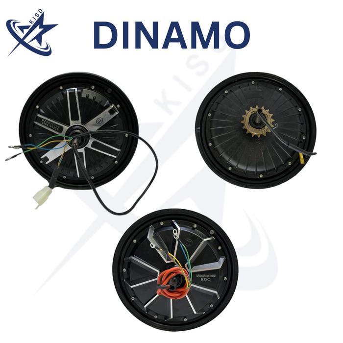 Cuci Gudang Kiso Dinamo Bldc 500W 600W 1000W Roda Belakang Sepeda Listrik Skuter Listrik Motor