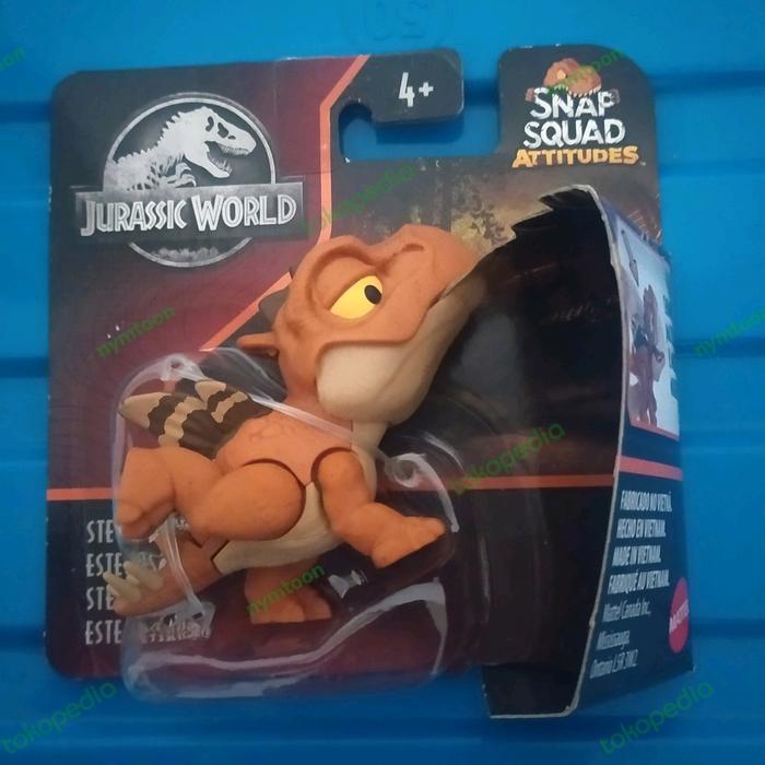 HOT SALE SNAP SQUAD ATTITUDES WAVE 12 STEGOSAURUS ORANGE TERMURAH