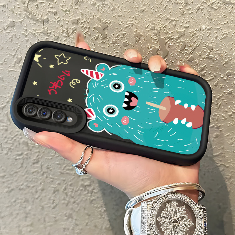 Casing Hp Samsung Galaxy A50 A50s A30s Case Monster yang minum teh susu Kasing silikon Cesing murah 