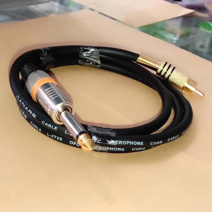 Kabel Jack Akai Mono 6.5Mm To Rca Male / Kabel Rca To Akai Terbaik