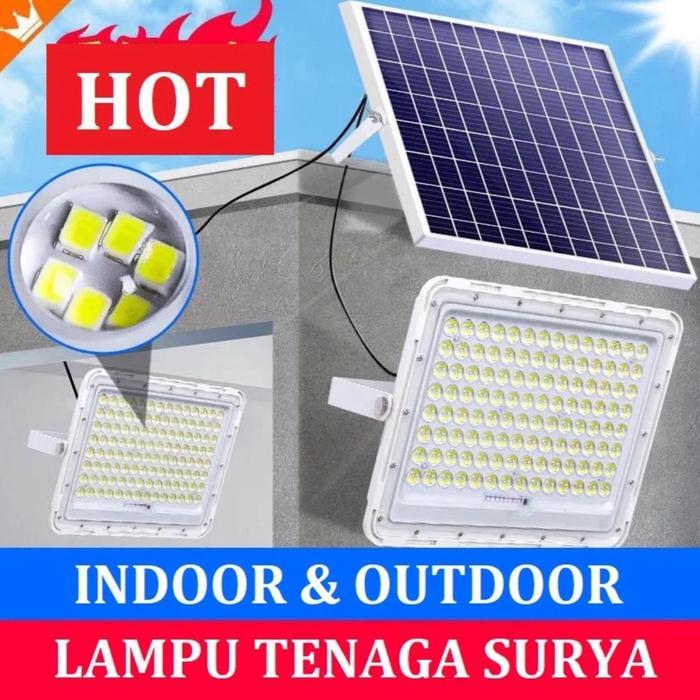 TERLARIS LAMPU SOROT 1000WATT LED LAMPU TENAGA SURYA OUTDOOR PANEL SURYA 1000W 1000 Watt