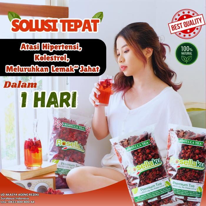 Teh Rosela Merah 1Kg Murah Depkes-Pirt // Bunga Rosela // Teh Rosella Tbk