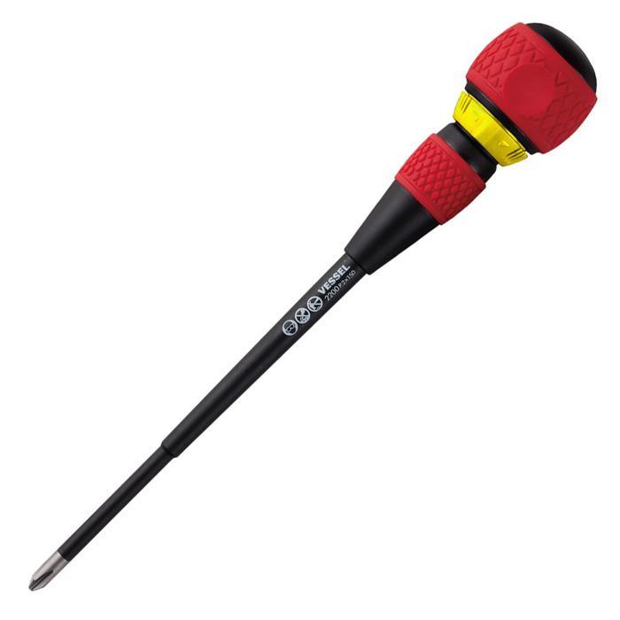 Obeng Listrik Ball Ratchet Vessel 2200 - Ph2x150