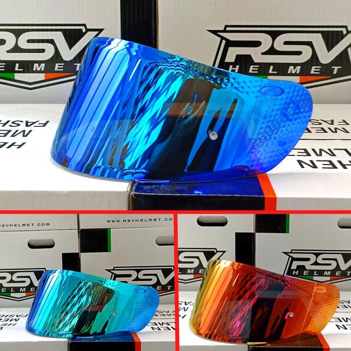 VISOR HELM RSV FF500 IRIDIUM RED, BLUE & GREEN / VISOR RSV