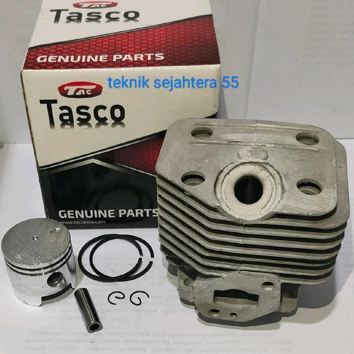 Cylinder Blok Komplit Tasco 328, 328e Mesin Potong Rumput Tasco