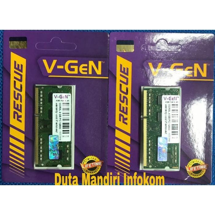 SODIMM DDR3 VGEN 4GB PC12800 RESCUE