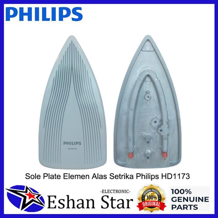 Philips Setrika Part Sole Plate Elemen Pemanas Alas Hd1173