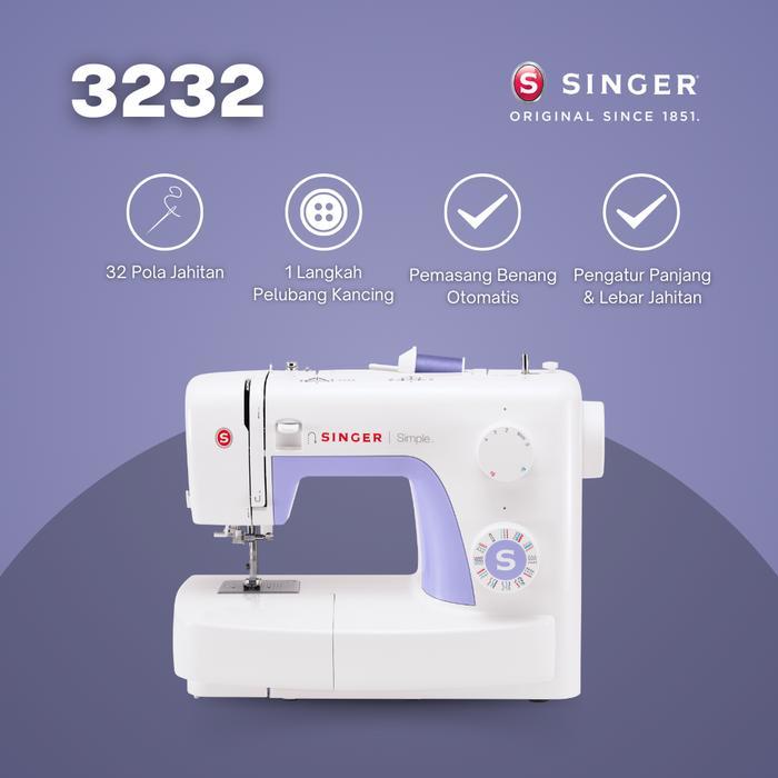 Mesin singer simple 3232 porrable