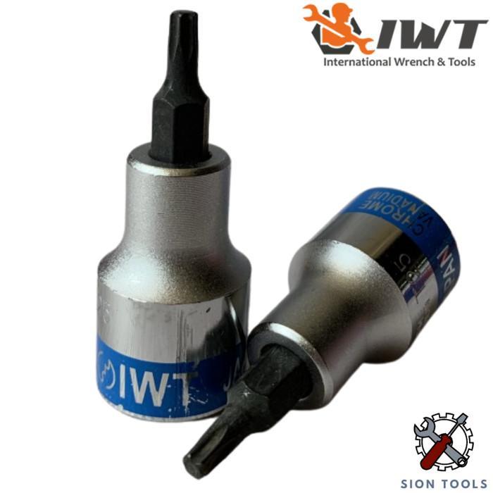 IWT 1/2 INCH STAR BIT SOCKET T27 / TORX BIT SOCKET