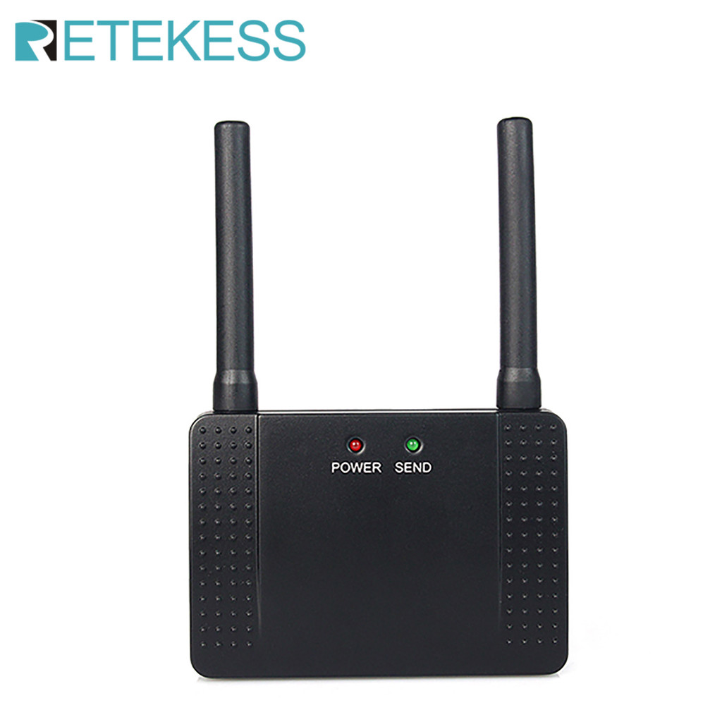 JUAL  Retekess Amplifier 500mW RF Wireless Repeater Signal Amplifier Learning Code Extender for T117