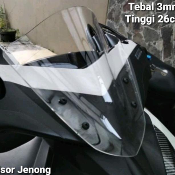 Visor Windshield Jenong Aerox 155 New Aerox Connected Clear
