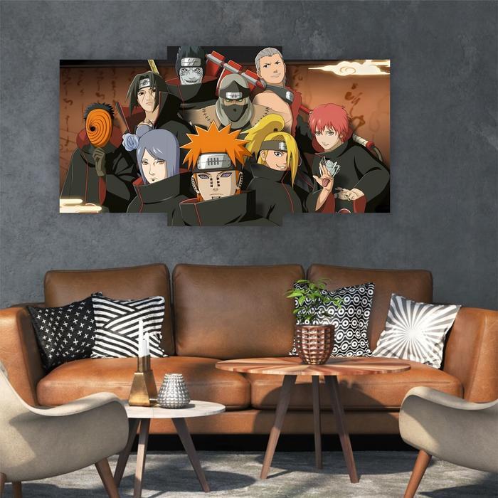 Hiasan Dinding Pajangan Anime Naruto Akatsuki - Model Terbaru Poster