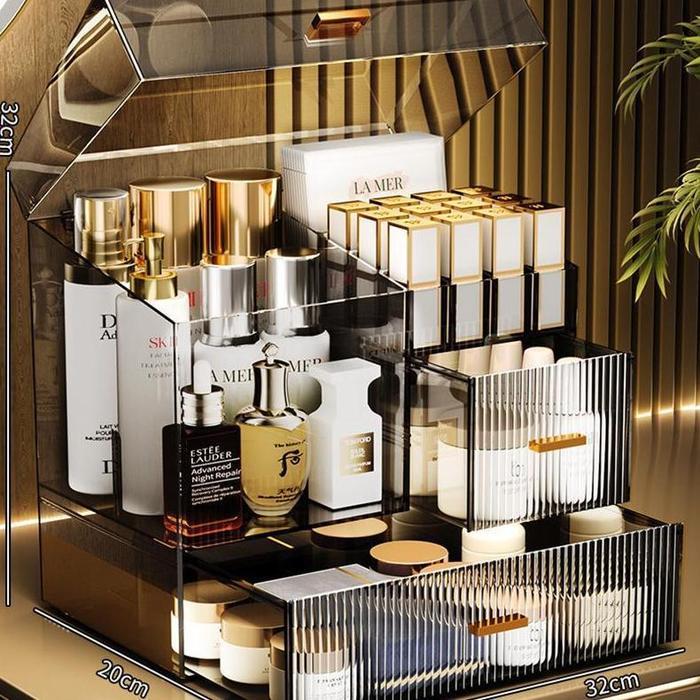 READY Arcturian Rak Organizer Jumbo Rak Kosmetik Acrylic Rak Makeup Rak Kosmetik Rak Acrylic