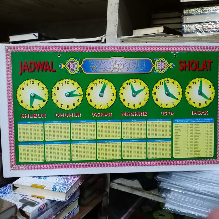 Jadwal Sholat Papan Jadwal Shalat Manual Lengkap