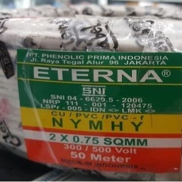 Kabel Eterna Nym 2X0.75Mm Kabel Listrik Eterna Nym 2X0,75Mm 50 M