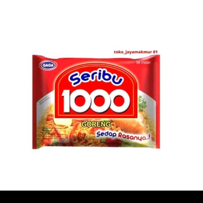 "New" Mie gaga 1000 Goreng 1 Dus 40pcs kemasan 50gr Instan
